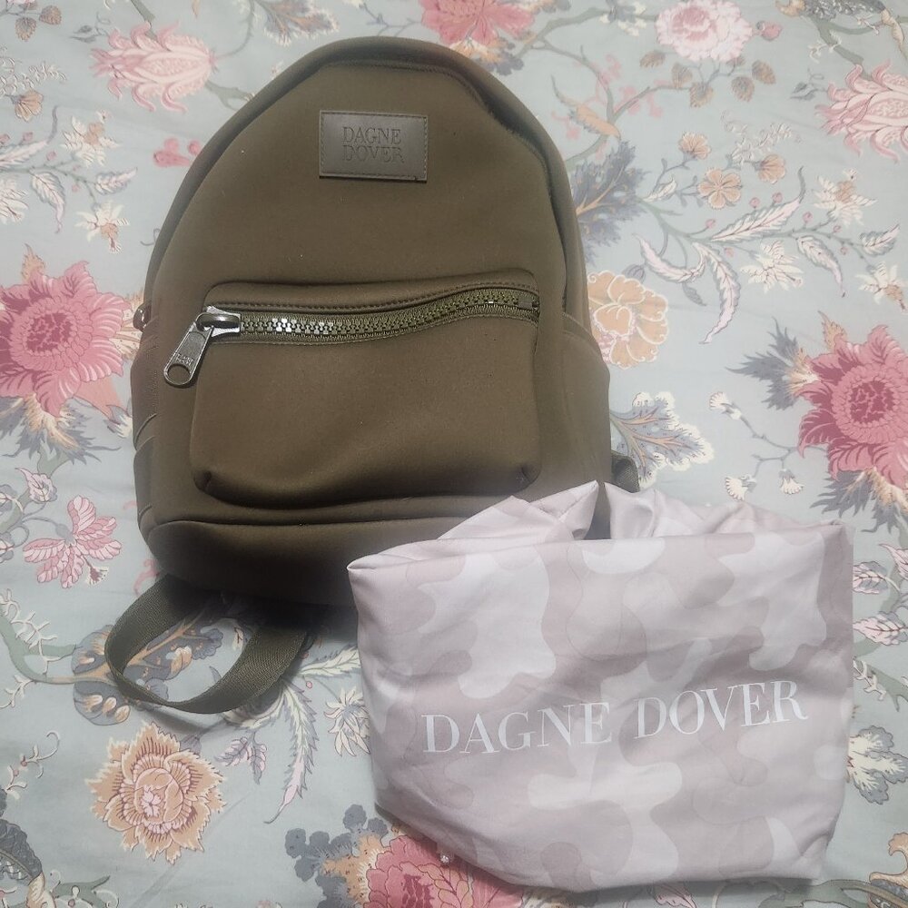 Dagne Dover Neoprene Small Dakota Backpack Dark Moss
